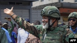 Corneille Nangaa, mokambi ya lisanga lya batomboki (AFC/M23) na Goma, Nord-Kivu, 1er sanza ya mibale 2025.