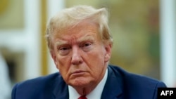 资料照片:前美国总统特朗普。(2023年12月7日)