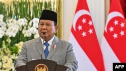 资料照片:印度尼西亚总统普拉博沃·苏比安托。(2024年11月6日)