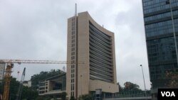 中国中央政府驻澳门特别行政区联络办公室(美国之音记者申华 拍摄)