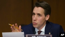 资料照:共和党联邦参议员乔什·霍利。