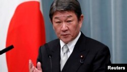 ဂျပန်နိုင်ငံခြားရေးဝန်ကြီး Motegi Toshimitsu