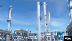 资料照片:中国越来越多地参加西伯利亚能源开发。俄罗斯西伯利亚的一家石化工厂。