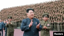 朝鲜最高领导人金正恩(资料照片)