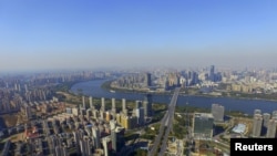 2015年10月18日,辽宁省会沈阳都市鸟瞰。