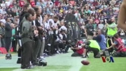 当国歌响起:美国一些橄榄球运动员和川普之争 当国歌响起:美国一些橄榄球运动员和川普之争