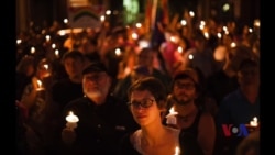 马里兰居民烛光守夜悼念枪击案死难者 马里兰居民烛光守夜悼念枪击案死难者