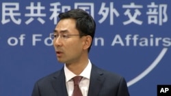 资料照:中国外交部发言人耿爽