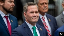 资料图片:将出任美国国家安全顾问的佛罗里达州众议员迈克尔·华尔兹(Michael Waltz)2024年5月16日