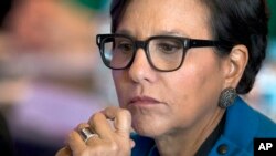 Пенні Пріцкер на архівному фото, 25 лютого 2016 року. Фото: AP/Rebecca Blackwell