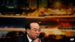 2017年3月6日,中共重庆市委书记孙政才在北京开会。美联社当时说,孙政才是争取在中共十九大成为政治局常委的竞争者之一。