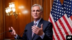 前美国众议院议长凯文·麦卡锡(Kevin McCarthy)
