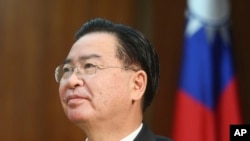 资料照:台湾外长吴钊燮