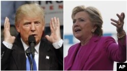 克林顿和川普星期四都到北卡竞选