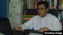 NLD ပါတီရဲ့ သုတေသနဌာနအတွင်းရေးမှူး ကိုမျိုးရန်နောင်သိန်း (Facebook-Myo Yan Naung Thein page )