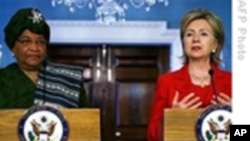 美国务卿:美国支持利比里亚总统瑟利夫