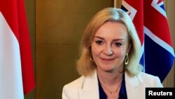 资料照:英国外交大臣特拉斯 (Liz Truss)