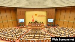 Một phiên họp quốc hội Việt Nam. Hình minh họa. Photo Quochoi.