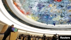 ကုလသမဂ္ဂအတွင်းရေးမှူးချုပ်Antonio Guterres မိန့်ခွန်းပြောစဉ်