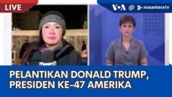 Laporan VOA untuk Nusantara TV: Pelantikan Trump, Presiden ke-47 Amerika Serikat  Laporan VOA untuk Nusantara TV: Pelantikan Trump, Presiden ke-47 Amerika Serikat