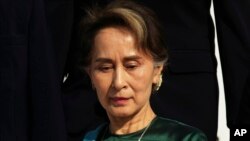 Myanmar's State Counselor Aung San Suu Kyi