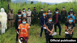 ၂၀၂၁၊ စက်တင်ဘာလကုန်ပိုင်းအတွင်း ထိုင်းနိုင်ငံတွင်းဖမ်းမိသော မြန်မာနိုင်ငံမှ တရားမဝင် ဝင်ရောက်လာသူများ။ (ထိုင်းနယ်ခြားစောင့်တပ်)