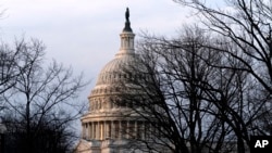 资料照片:美国国会大厦。