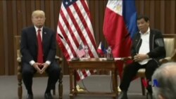 川普与杜特尔特会谈 说两人关系很好 川普与杜特尔特会谈 说两人关系很好