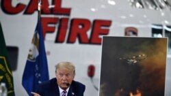 California တောမီးလောင်မှုအခြေအနေ Trump သွားရောက်စစ်ဆေး California တောမီးလောင်မှုအခြေအနေ Trump သွားရောက်စစ်ဆေး