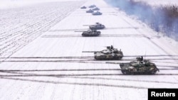 Ukraine crisis - Reuters video grab