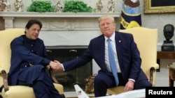 ပါကစ္စတန်ဝန်ကြီးချုပ် Imran Khan နဲ့ အမေရိကန်သမ္မတ Donald Trump