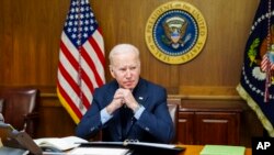 အမေရိကန်သမ္မတ Joe Biden. (ဖေဖော်ဝါရီ ၁၂၊ ၂၀၂၂)