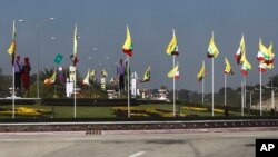 နေပြည်တော်က စိန်ရတုပြည်ထောင်စုနေ့ အကြိုမြင်ကွင်း။