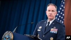 五角大楼发言人、空军准将帕特·莱德(Pat Ryder)(美联社资料图)