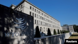 资料照:位于日内瓦的世贸组织总部大楼