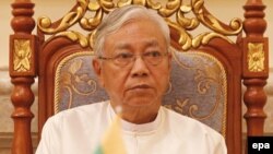 အမျိုးသားဒီမိုကရေစီအဖွဲ့ချုပ် (NLD) ပါတီဦးဆောင်တဲ့ အစိုးရသစ် ရဲ့ သမ္မတဦးထင်ကျော်။