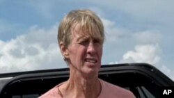 2024年9月15日,涉嫌企图暗杀特朗普的嫌疑人瑞安·韦斯利·鲁斯在被捕后的照片。(美联社照片)