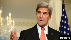 အမေရိကန် နိုင်ငံခြားရေးဝန်ကြီး John Kerry