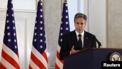 资料照:美国国务卿布林肯