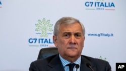 意大利外长安东尼奥·塔亚尼 (资料照片)