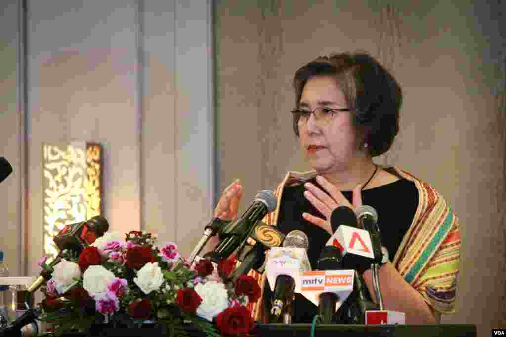 မြန်မာနိုင်ငံဆိုင်ရာ  ကုလသမဂ္ဂ လူ့အခွင့်အရေးအထူးကိုယ်စားလှယ် Dr.Yanghee Lee သတင်းစာရှင်းလင်းပွဲ