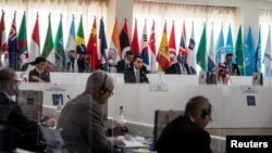 图为20国集团在意大利举行成员国外长会议(2021年6月29日)