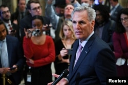 资料照:美国联邦众议院议长麦卡锡