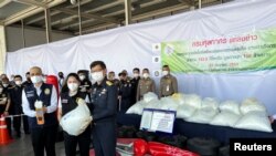 သြစတြေးလျကိုပို့မယ့် amphetamine ဆေးတွေ ထိုင်းနိုင်ငံအတွင်း ဖမ်းဆီးရမိပုံ။ (ဒီဇင်ဘာ ၂၃၊ ၂၀၂၁)