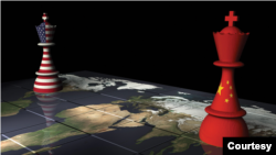 由戴蒙德编辑出版的《中国影响,美国利益》一书的封面部分。(图片来自斯坦福大学网页)