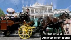伊朗核问题谈判在奥地利维也纳市中心一家豪华酒店闭门举行。（2015年4月22日）