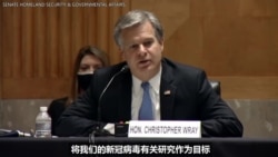 FBI局长:中国仍在试图刺探美国新冠疫苗研究 FBI局长:中国仍在试图刺探美国新冠疫苗研究