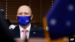 资料照:澳大利亚国防部长杜登(Peter Dutton)