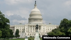 Pemandangan barat Gedung Capitol AS di Washington dalam foto yang tidak bertanggal. (DXR/Wikemedia Commons)
