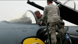 Вперше на території України тренуються американські тактичні військові літаки. Відео Вперше на території України тренуються американські тактичні військові літаки. Відео